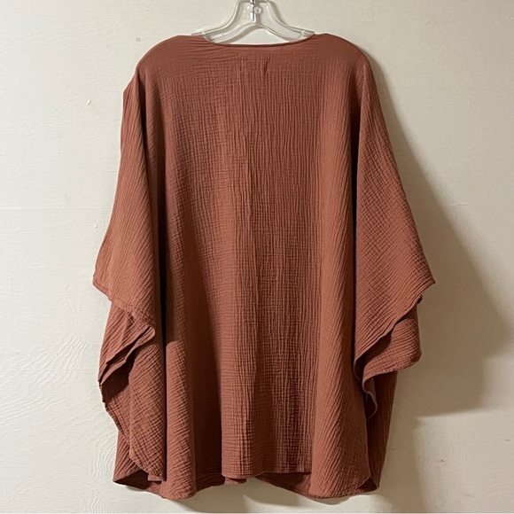Universal Thread OSFM Kimono Coral Peach Boho Cover Up Beachy - Picture 4 of 4